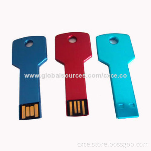USB Memory Stick, 2GB/4GB/8GB/16GB/32GB/64GB, High-speed, Metal Key Style